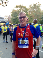2015 New York City Marathon David Johndrow Finish